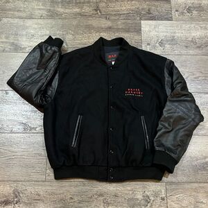 Vintage 1993 Bruce Hornsby Harbor Lights Tour Jacket XL Wool Leather USA Made